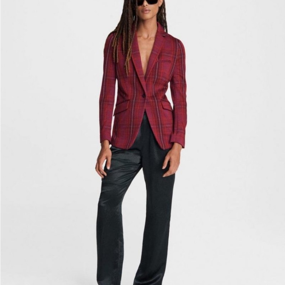 Rag & Bone Margot Plaid Blazer 
size 6 like new
